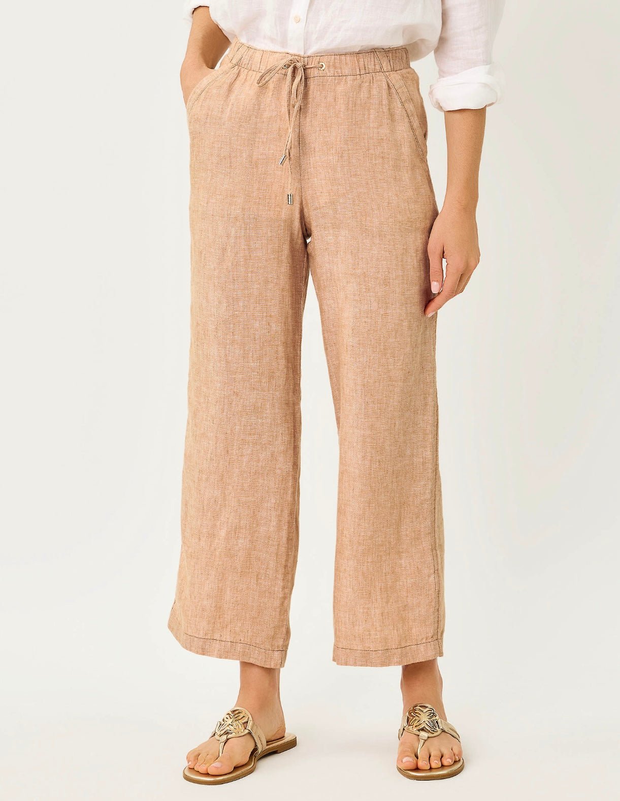 Brawley Linen Crop Pant