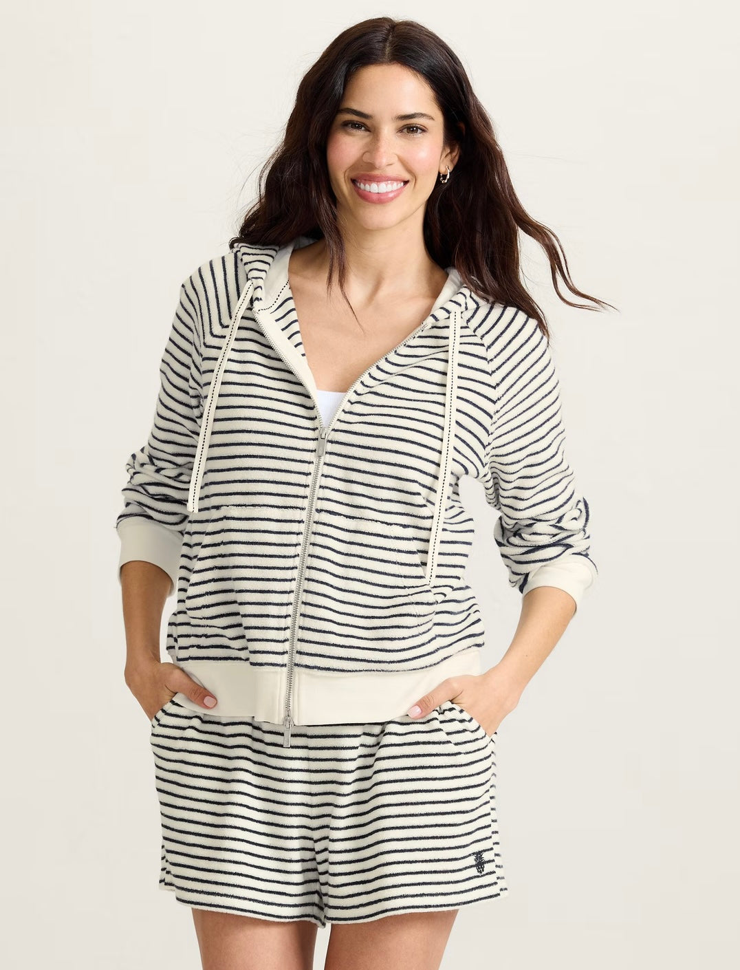 Suncoast Loop Terry Stripe Hoodie
