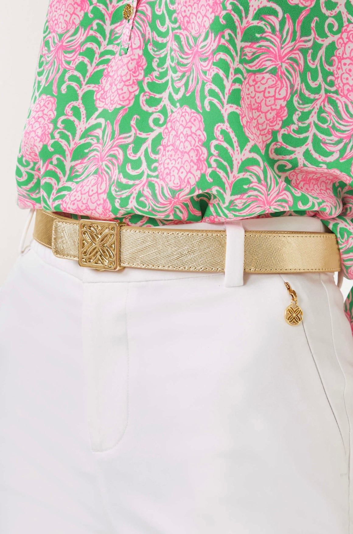 LP Skinny Leather Log Belt