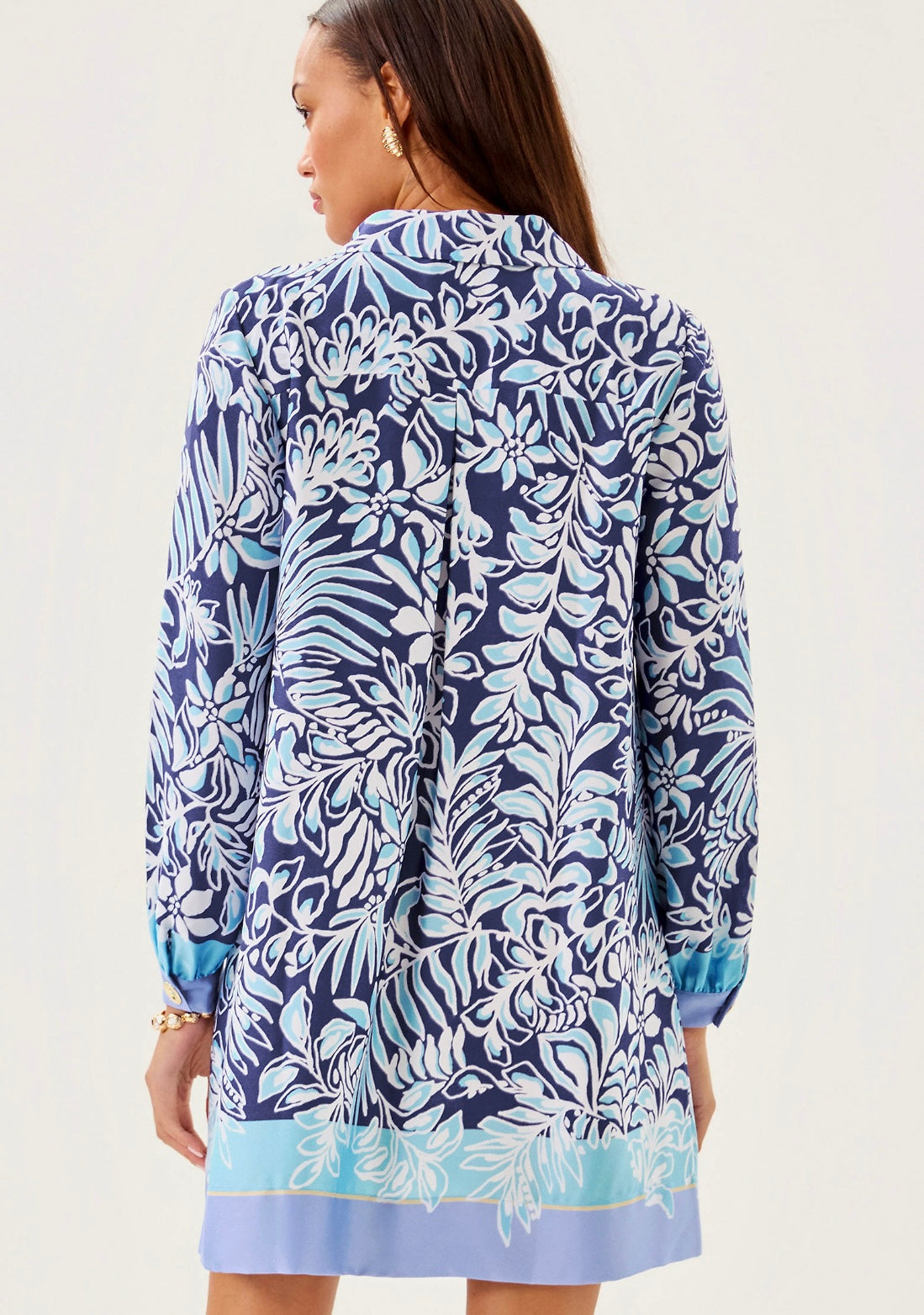 Iralanne Long Sleeve Popover Dress
