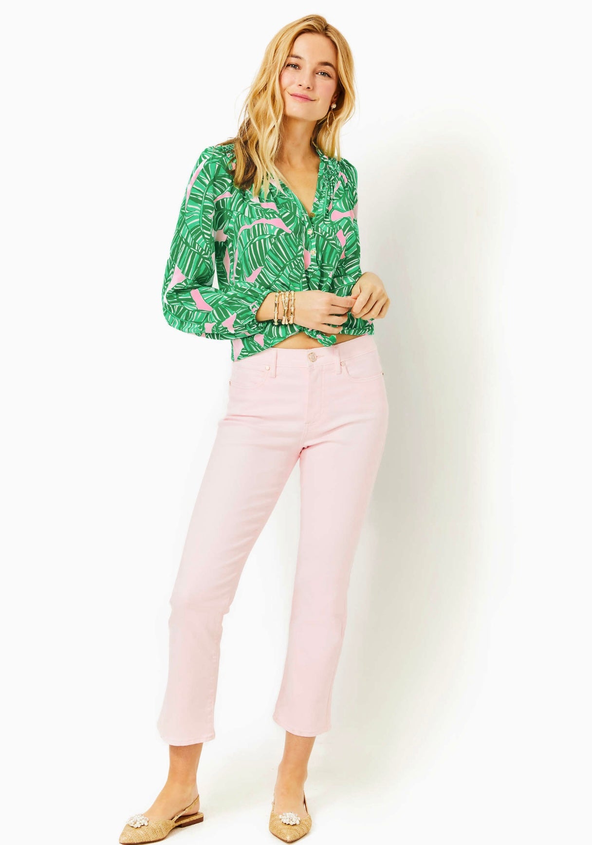 Annet High Rise Crop Flare