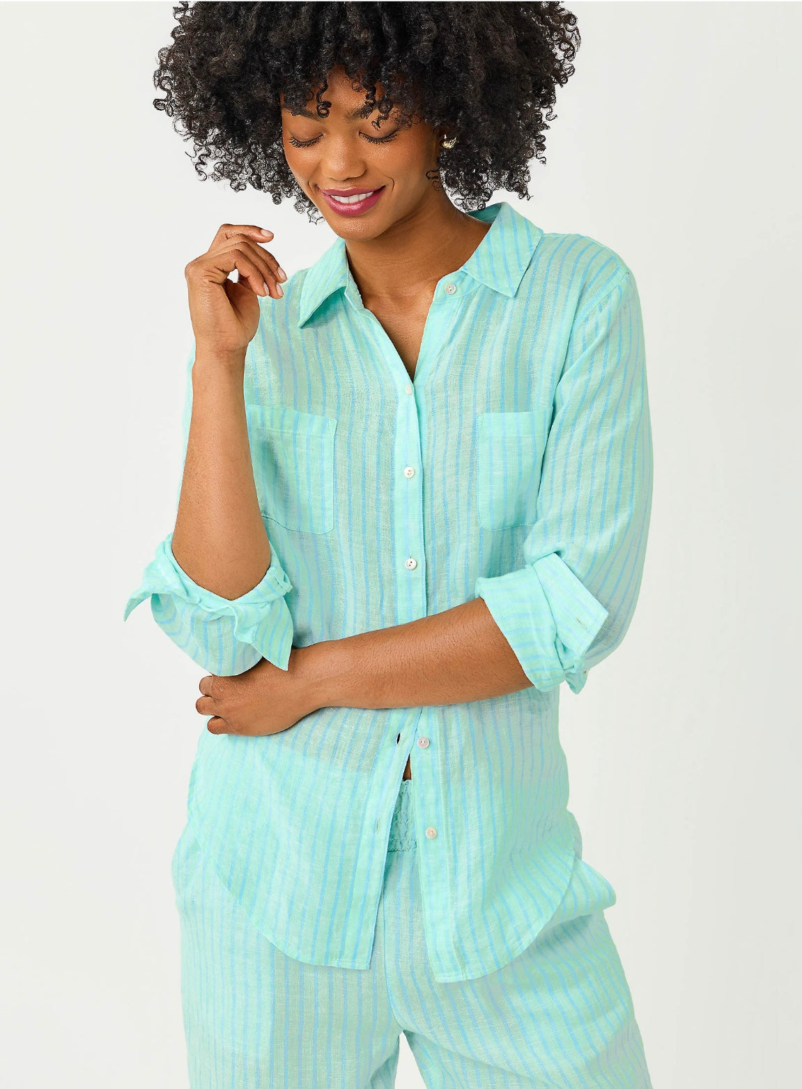 Sea View Button Down