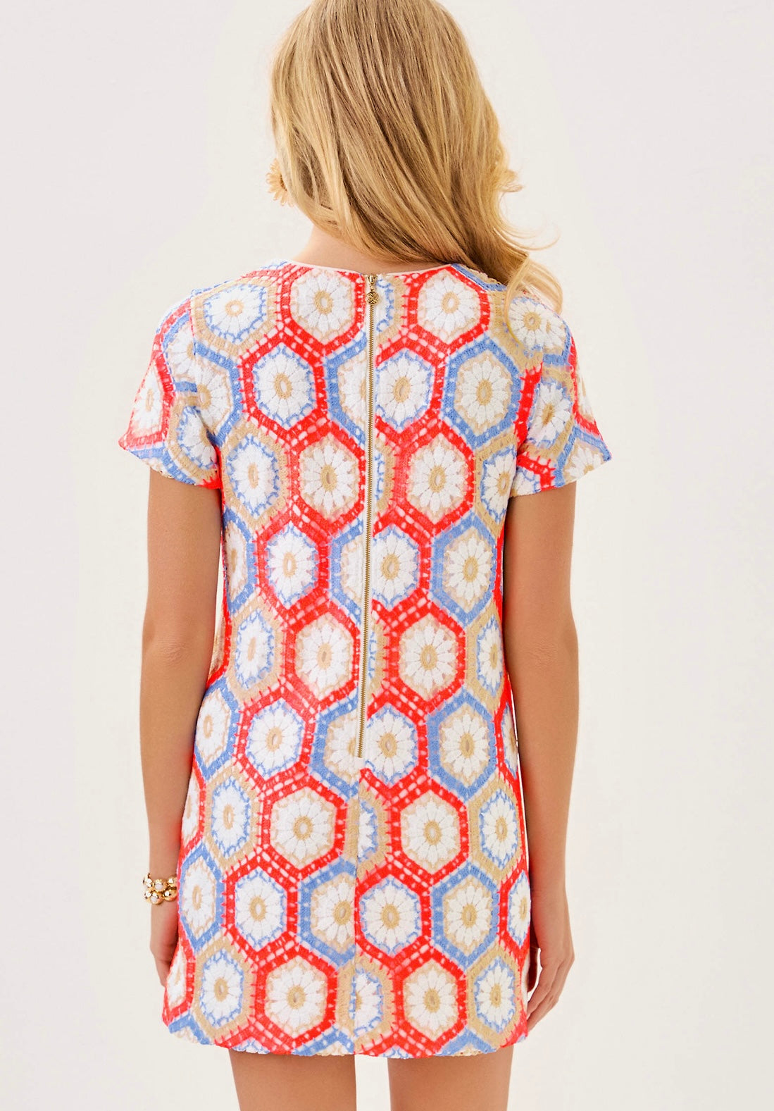 Leyla Crochet Shift Dress