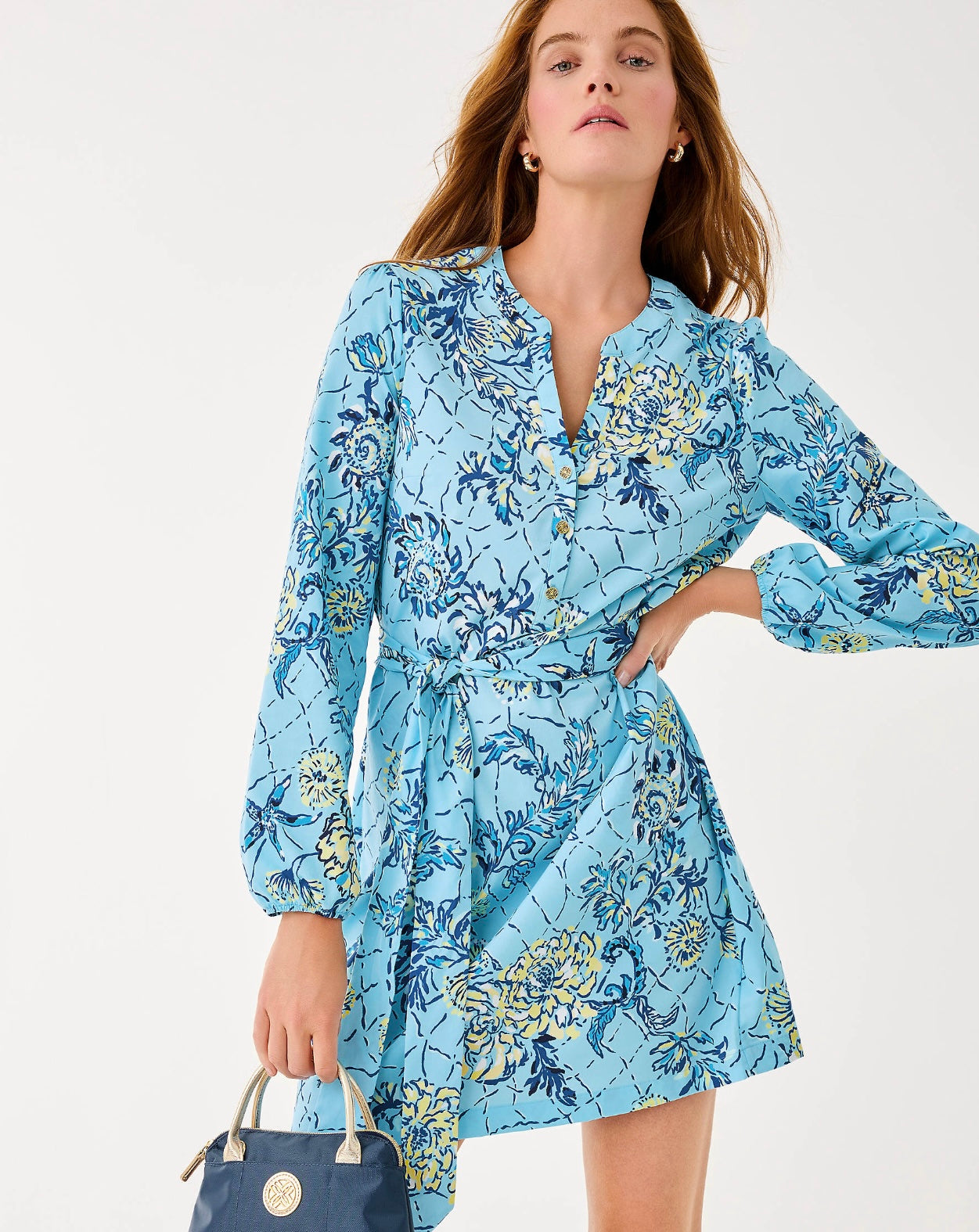 UPF 50+ Ensley Long Sleeve Dress