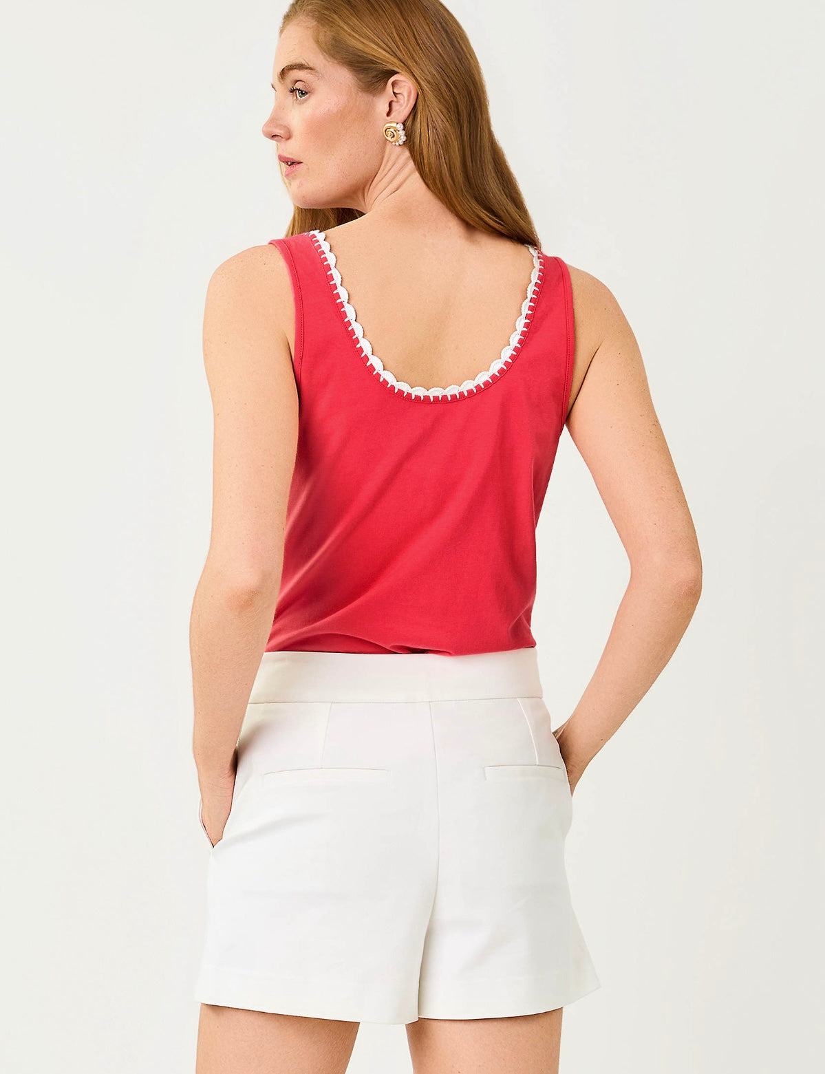 Gabbie Crochet Trimmed Knit Top
