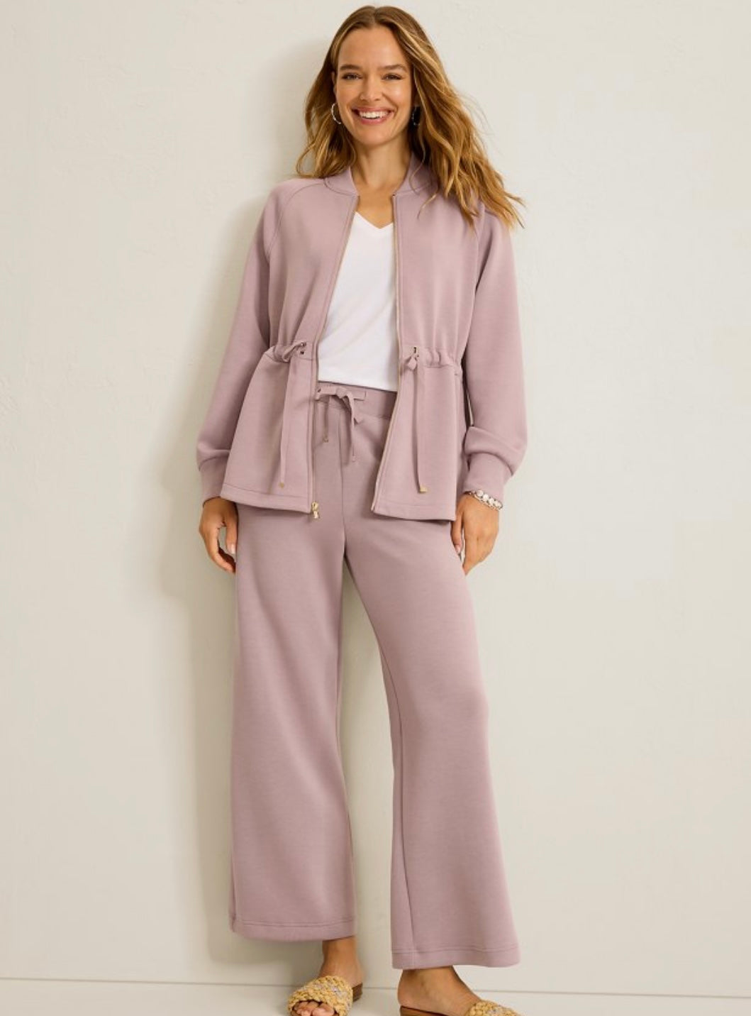 Palm Voyage Wide Leg Ankle Pant