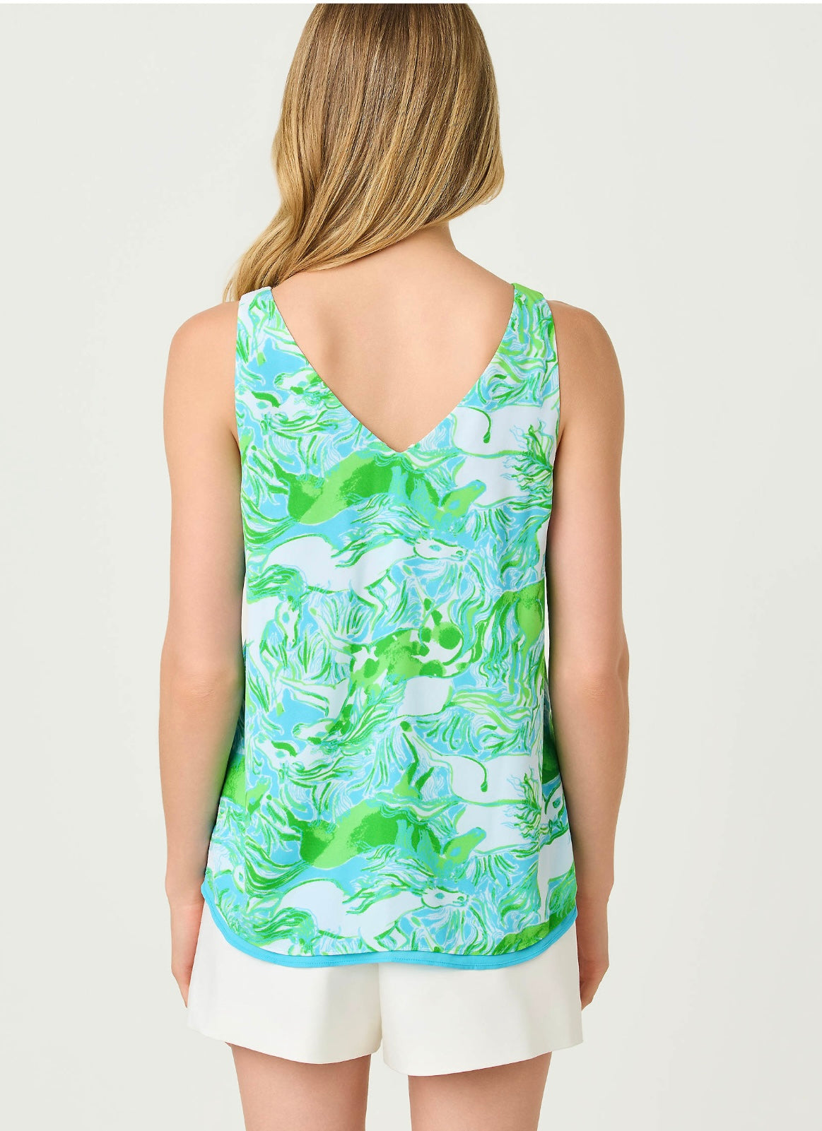 Florin Sleeveless Straight Hem Top