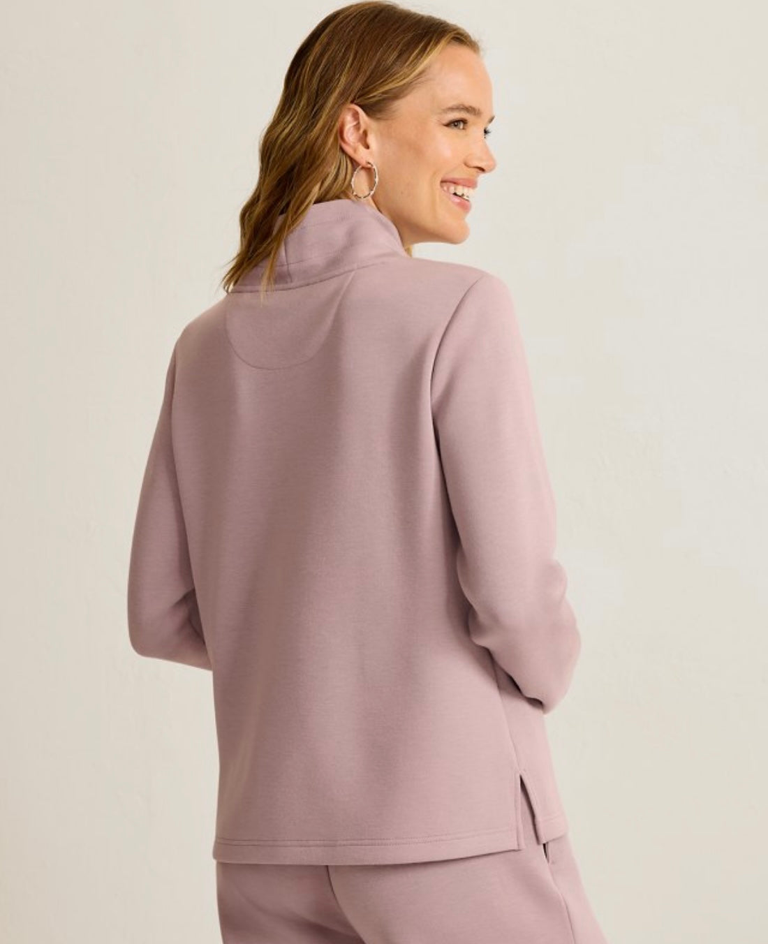 Palm Voyage Funnel Neck Top