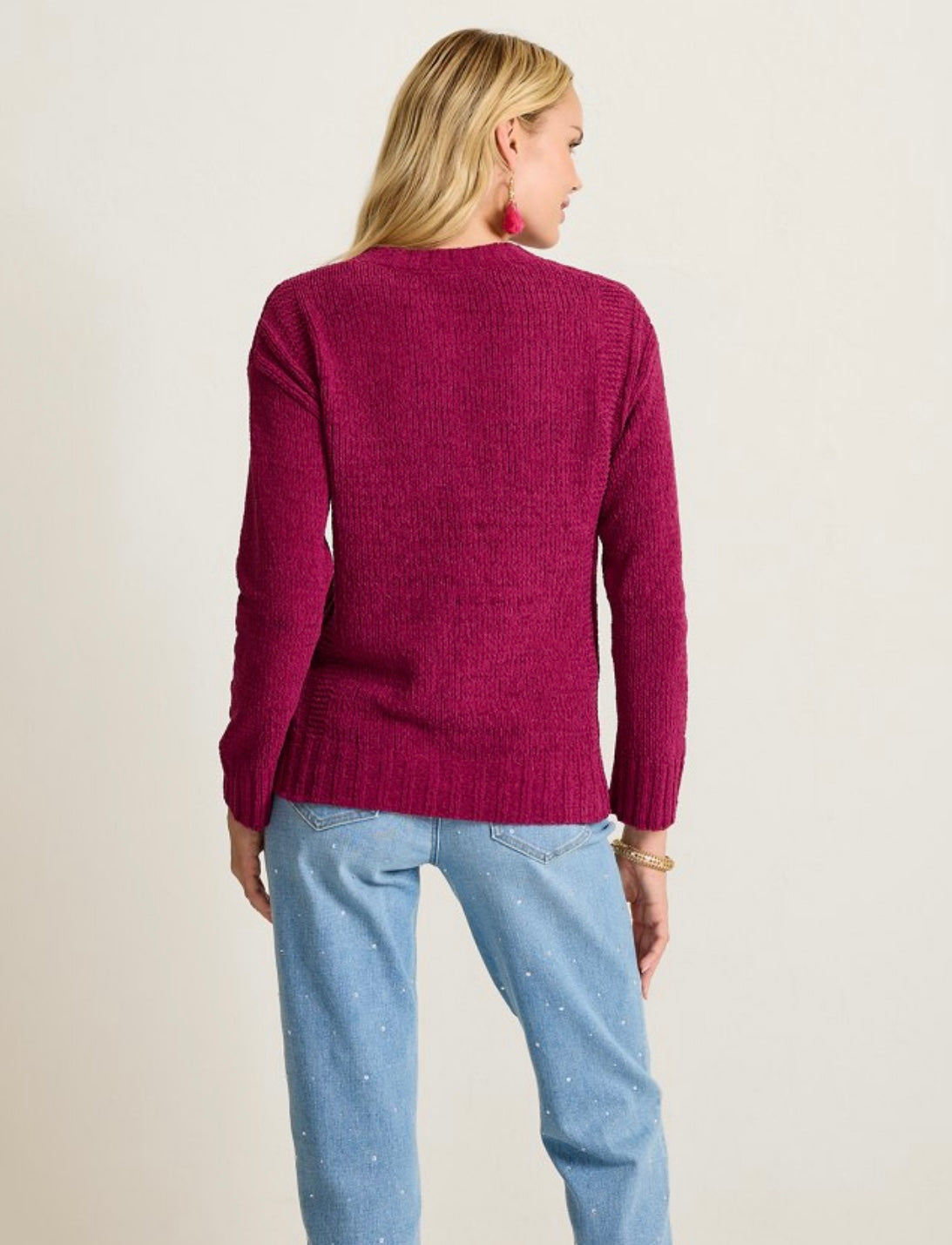 Malibu Chenille V Neck