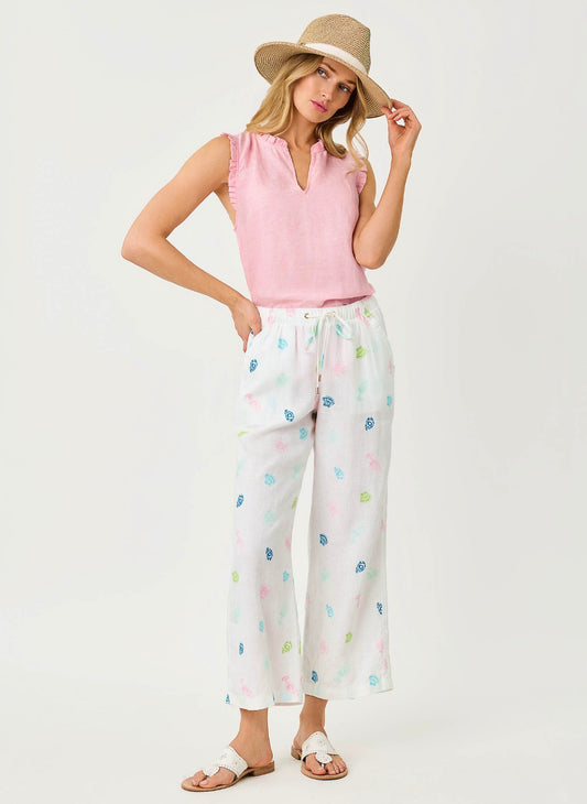 Brawley Linen Crop Pant