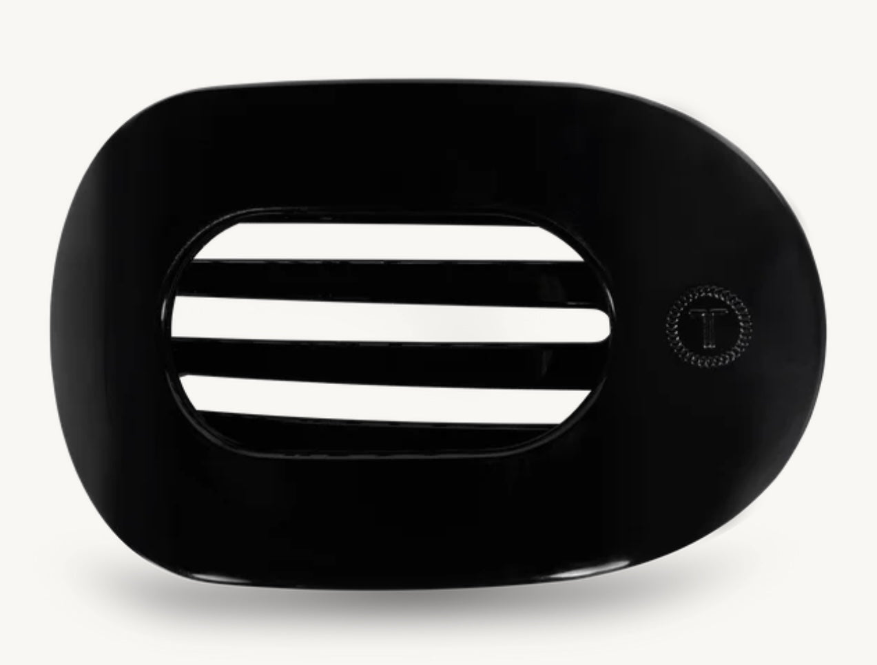 Teleties Flat Round Hair Clip Small