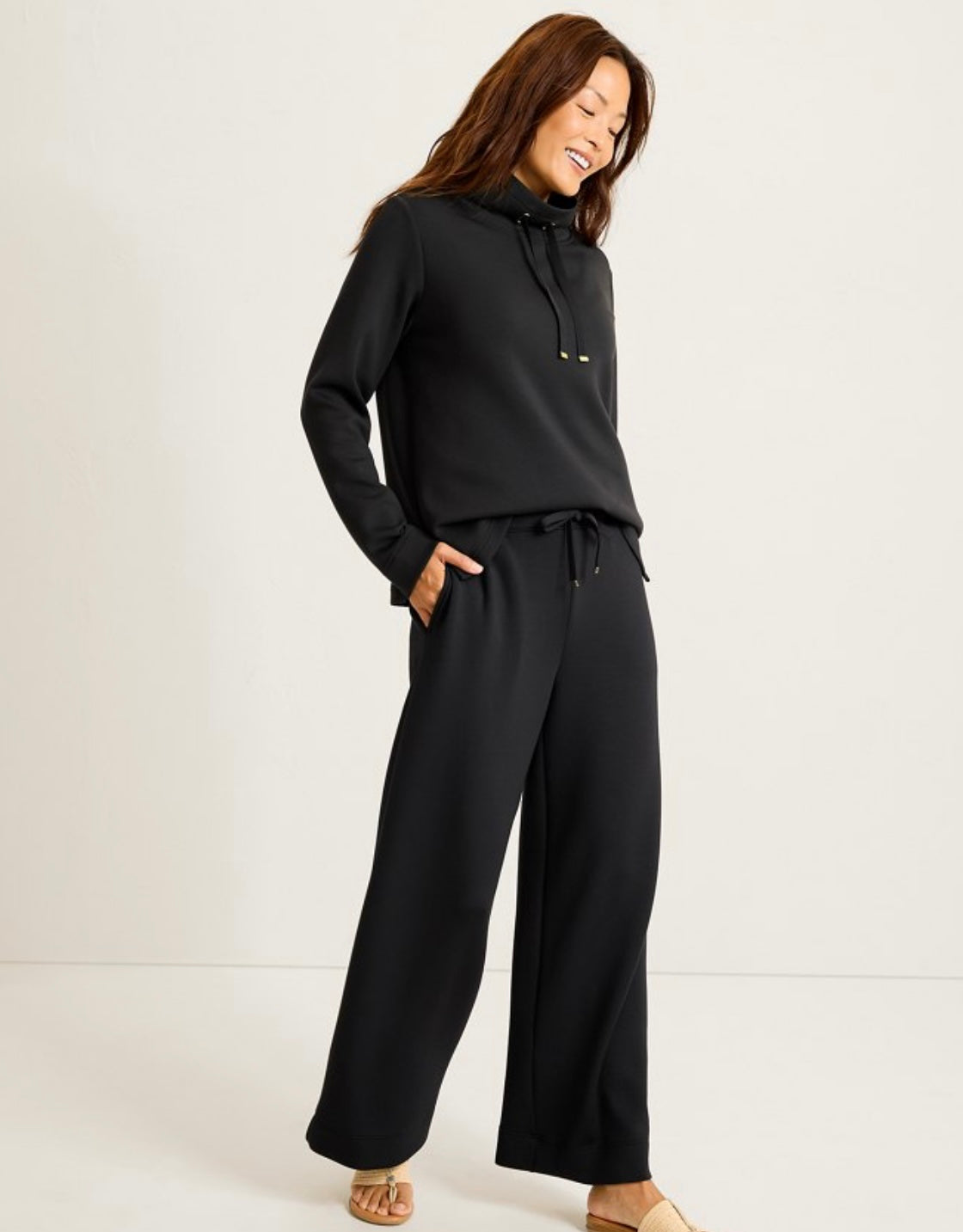 Palm Voyage Wide Leg Ankle Pant