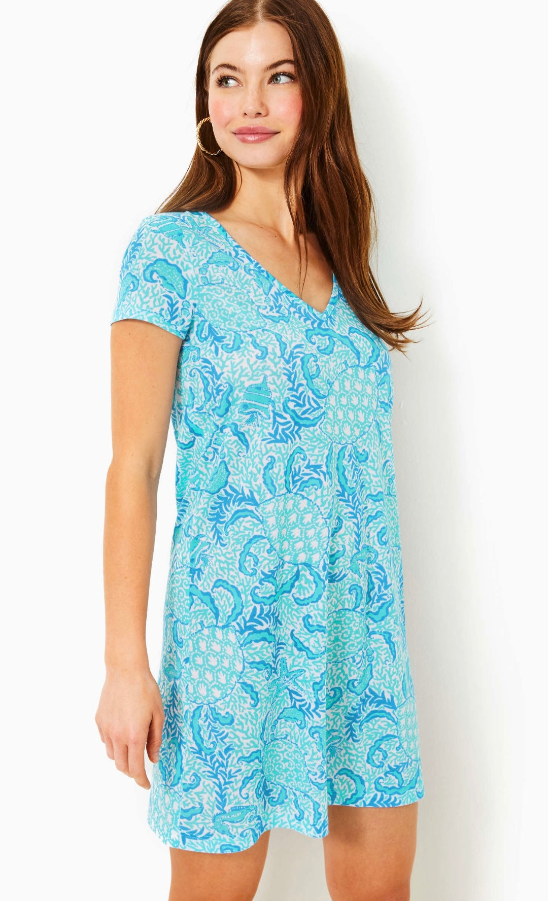 Etta V-Neck Short Sleeve Dress