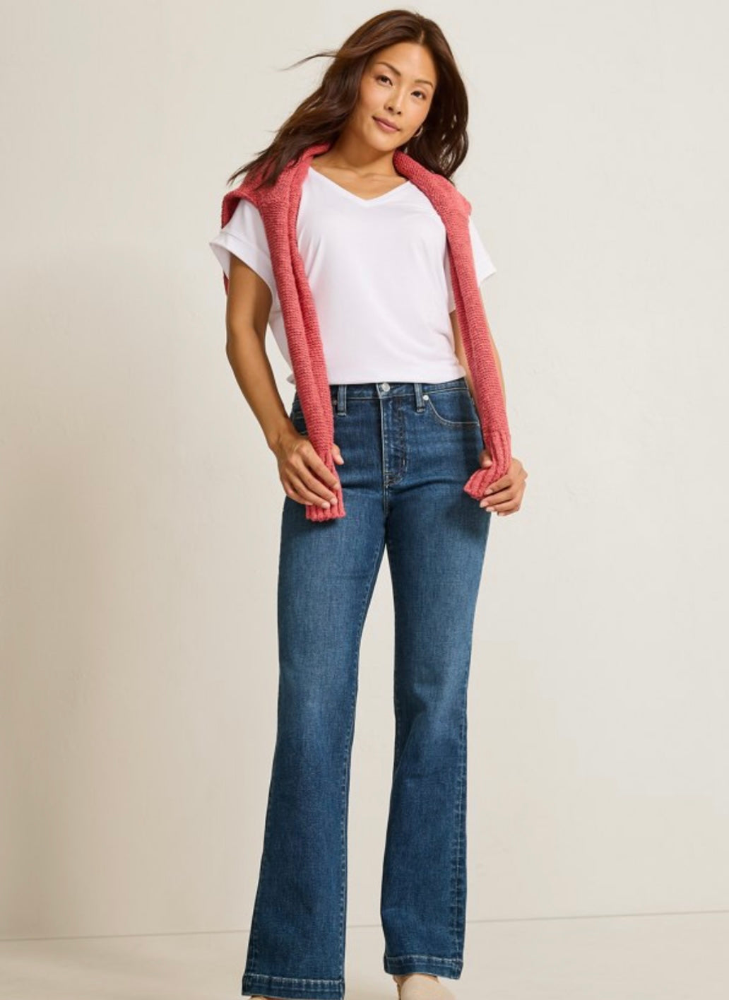 Mid Rise Flare Jean