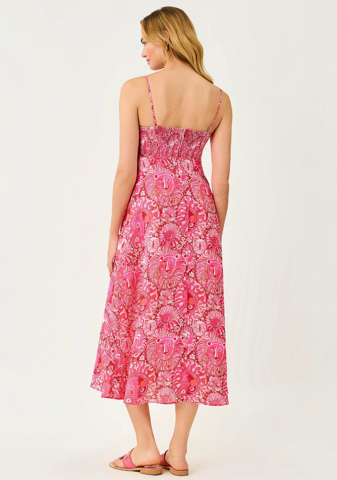 Jorgian Linen Midi Dress